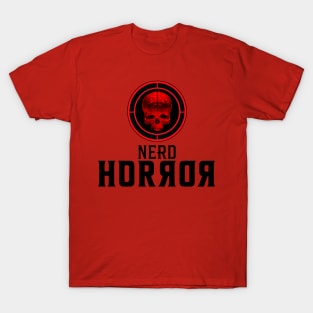 NERD HORROR WITH HAL HEFNER - BLACK T-Shirt